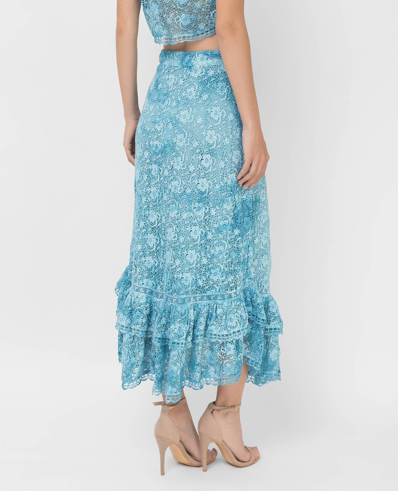 Jana openwork skirt with ruffles Love Shack Fancy 4