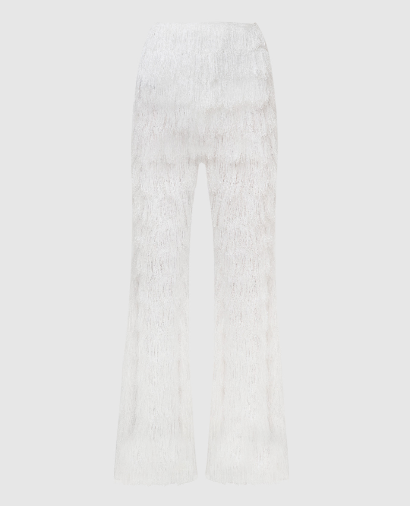 

White trousers with lace Balmain