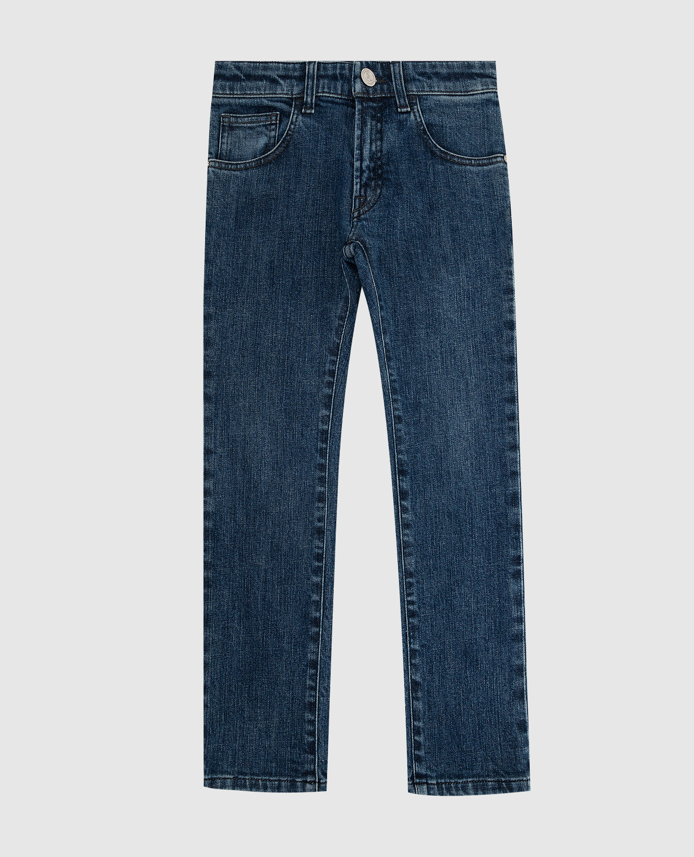 

Children's distressed jeans Stefano Ricci, Синий