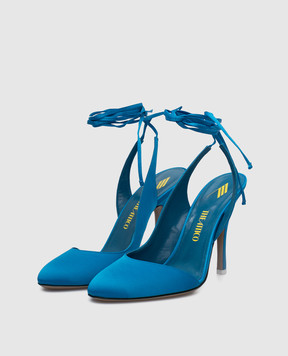 The Attico Blue Carrie Slingbacks 221WS421V015