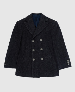 Stefano Ricci Children's wool and cashmere coat Y3ZSPC6000WC801