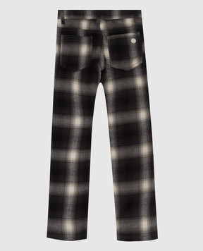 Stefano Ricci Children's plaid trousers YFT7400070K10T
