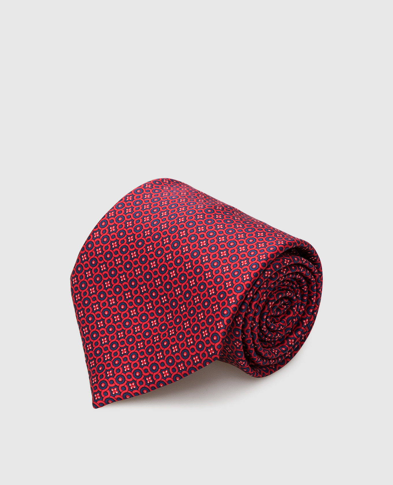 

Red silk tie in a pattern Stefano Ricci