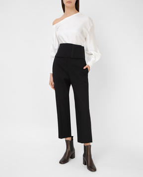 Brunello Cucinelli Black wool trousers MA152P7105