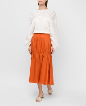Toteme Orange skirt ANZIO202301711