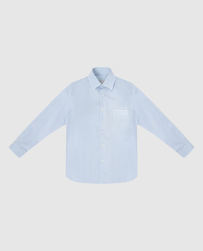 Stefano Ricci Children's blue shirt YC004160M1450