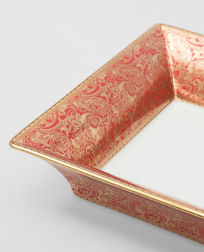 Stefano Ricci Porcelain dish in a paisley pattern OAST24VELIN6