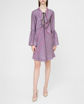 Philosophy di Lorenzo Serafini Lilac dress A0440