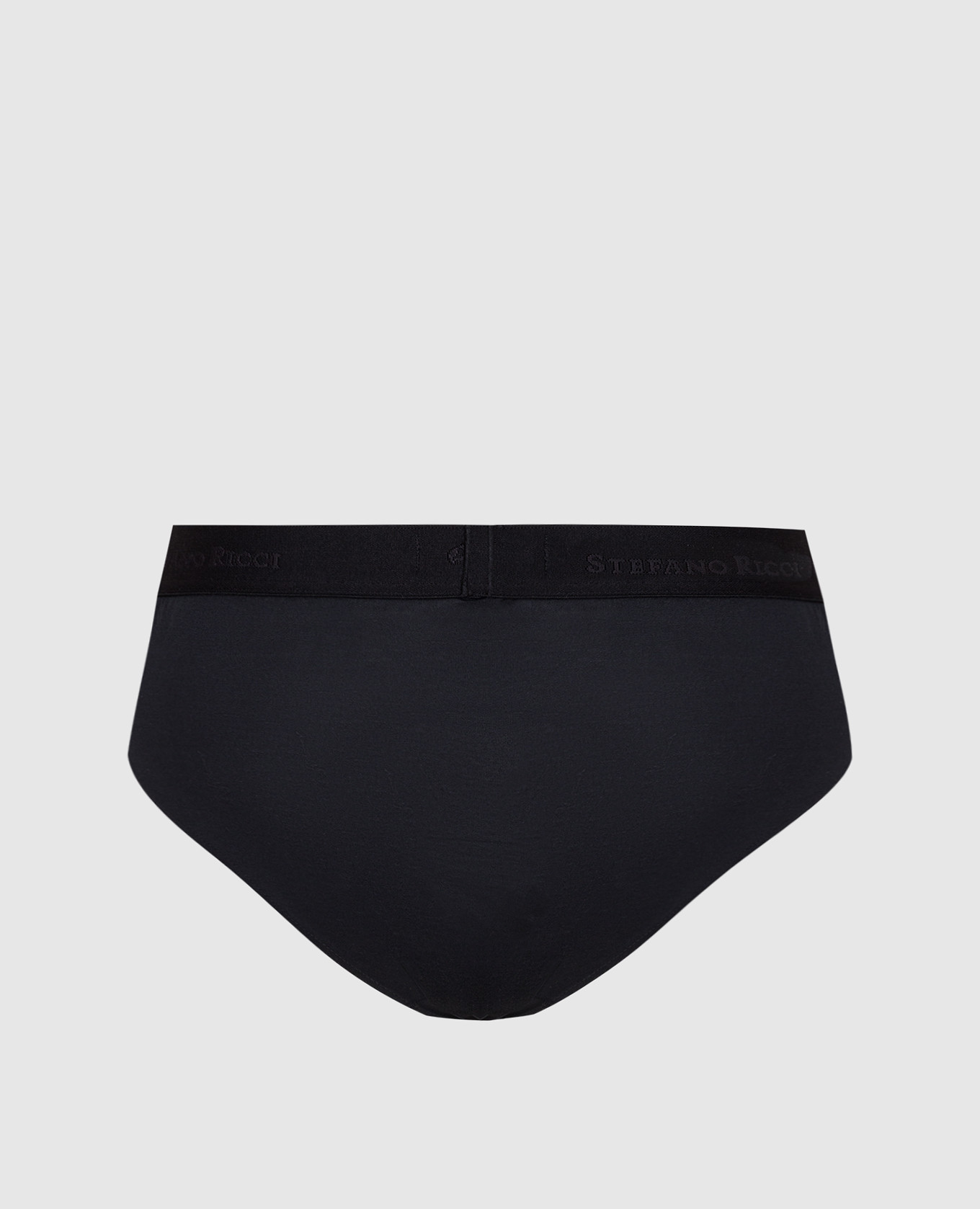

Black briefs with logo Stefano Ricci