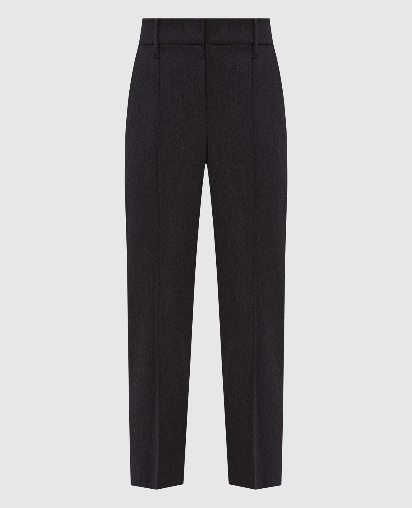 

Charcoal wool trousers Brunello Cucinelli, Серый