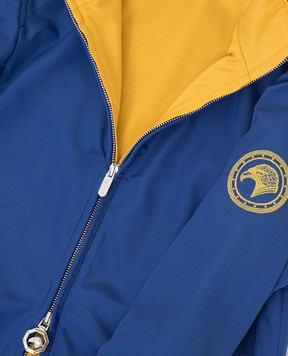 Stefano Ricci Children's blue jacket with emblem YDJ0200010MA0023