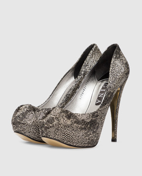 Gina Silver shoes 4598