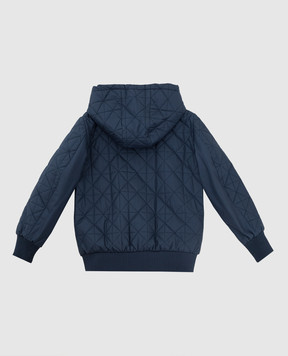 Stefano Ricci Children's dark blue silk jacket YAJ740011012059R