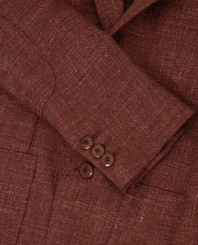 Stefano Ricci Children's brown wool and cashmere blazer Y1RSGD22T2HC3816