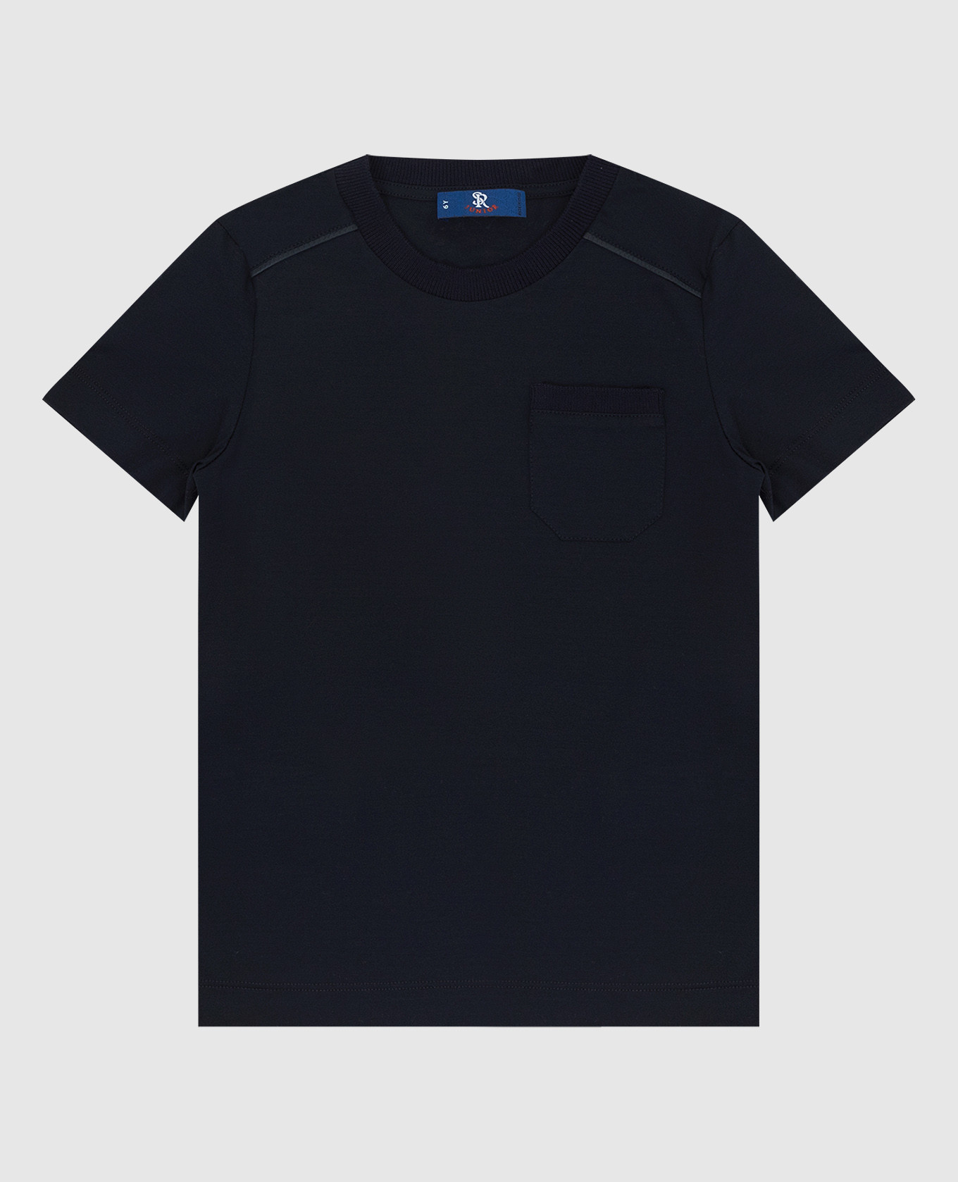

Children's T-shirt with leather inserts Stefano Ricci, Blue