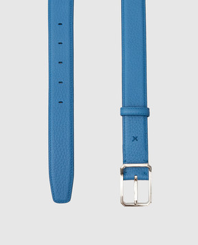 Stefano Ricci Children's light blue leather belt Y301VDA316P