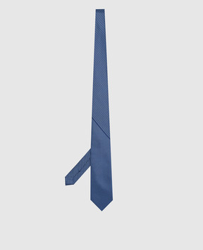 Stefano Ricci Blue silk tie in pattern pattern CXDD41076