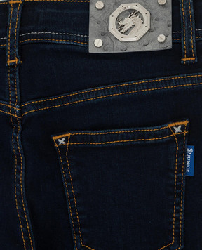 Stefano Ricci Children's dark blue jeans YST64010801599