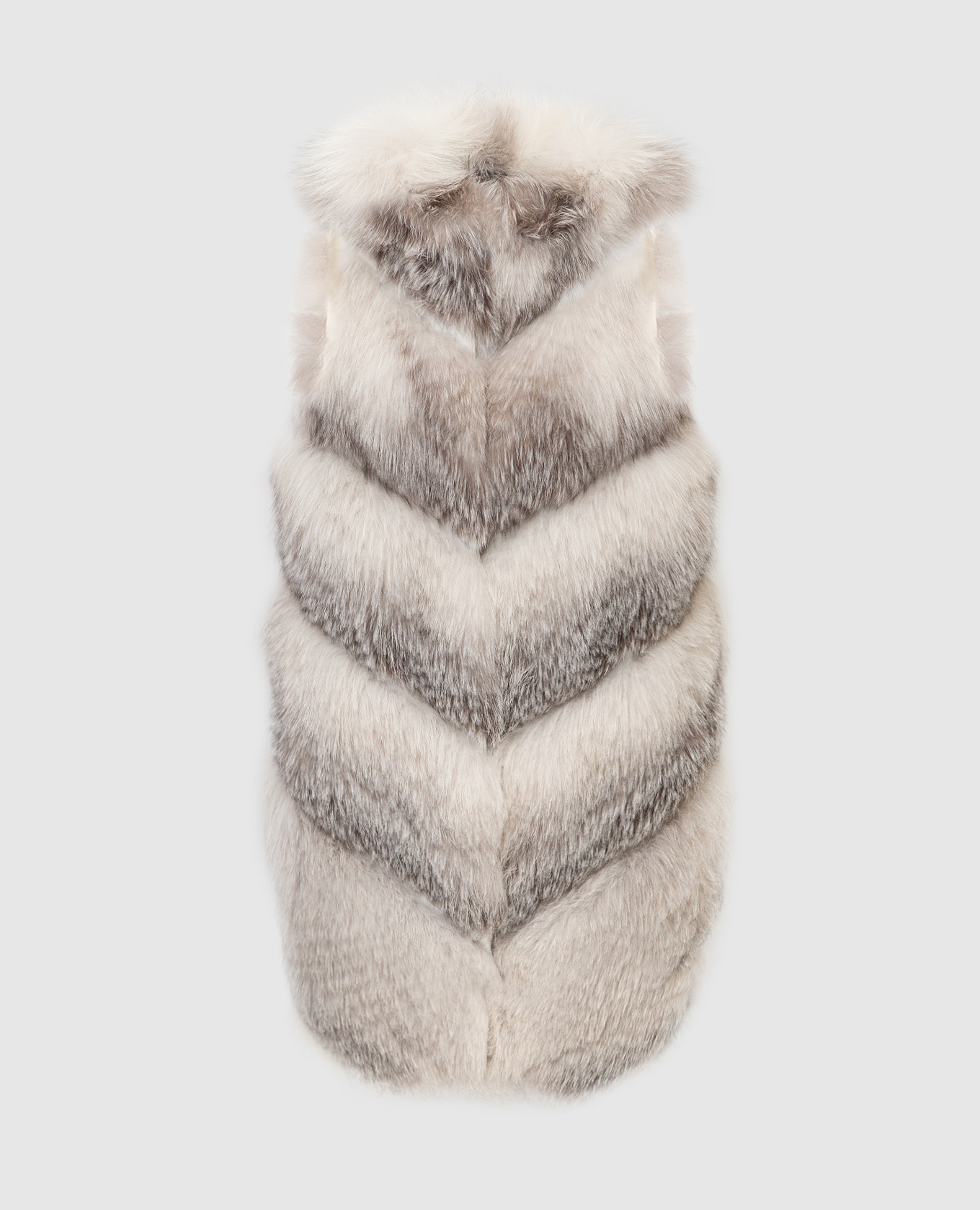 

Gray fox fur vest Florence Mode, Grey