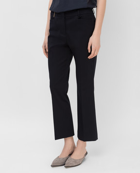 Peserico Navy blue trousers P0453006494