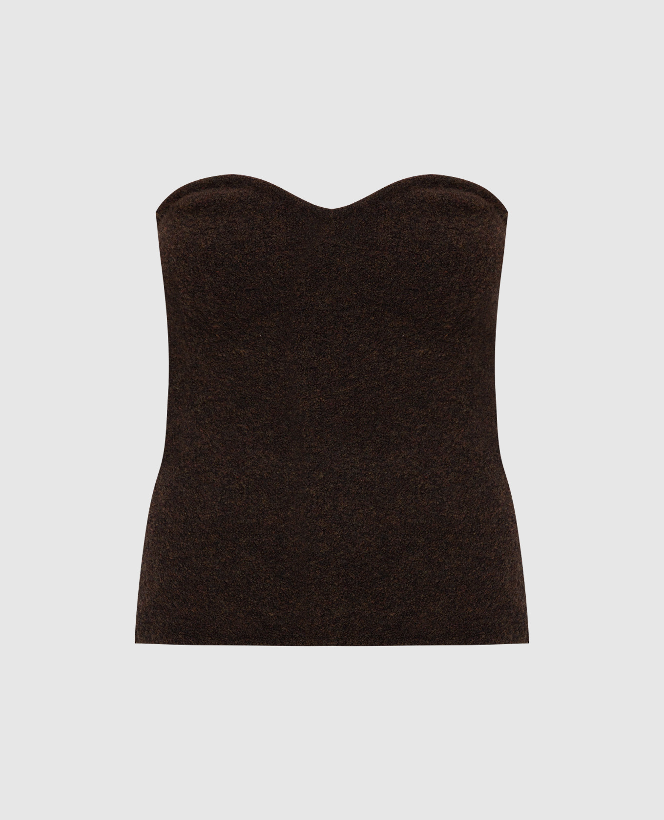 

Dark Brown Meo Top Nanushka