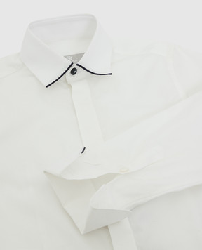 Stefano Ricci Children's white shirt YC004863M1450