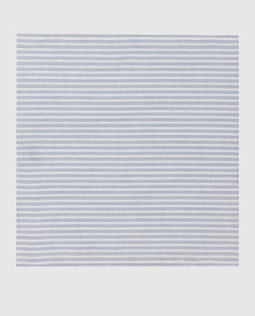 Stefano Ricci Children's blue striped scarf YFZ25COLJ1705