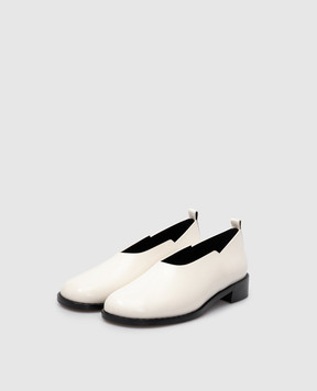 The Row Monceau white leather pumps F1214L60