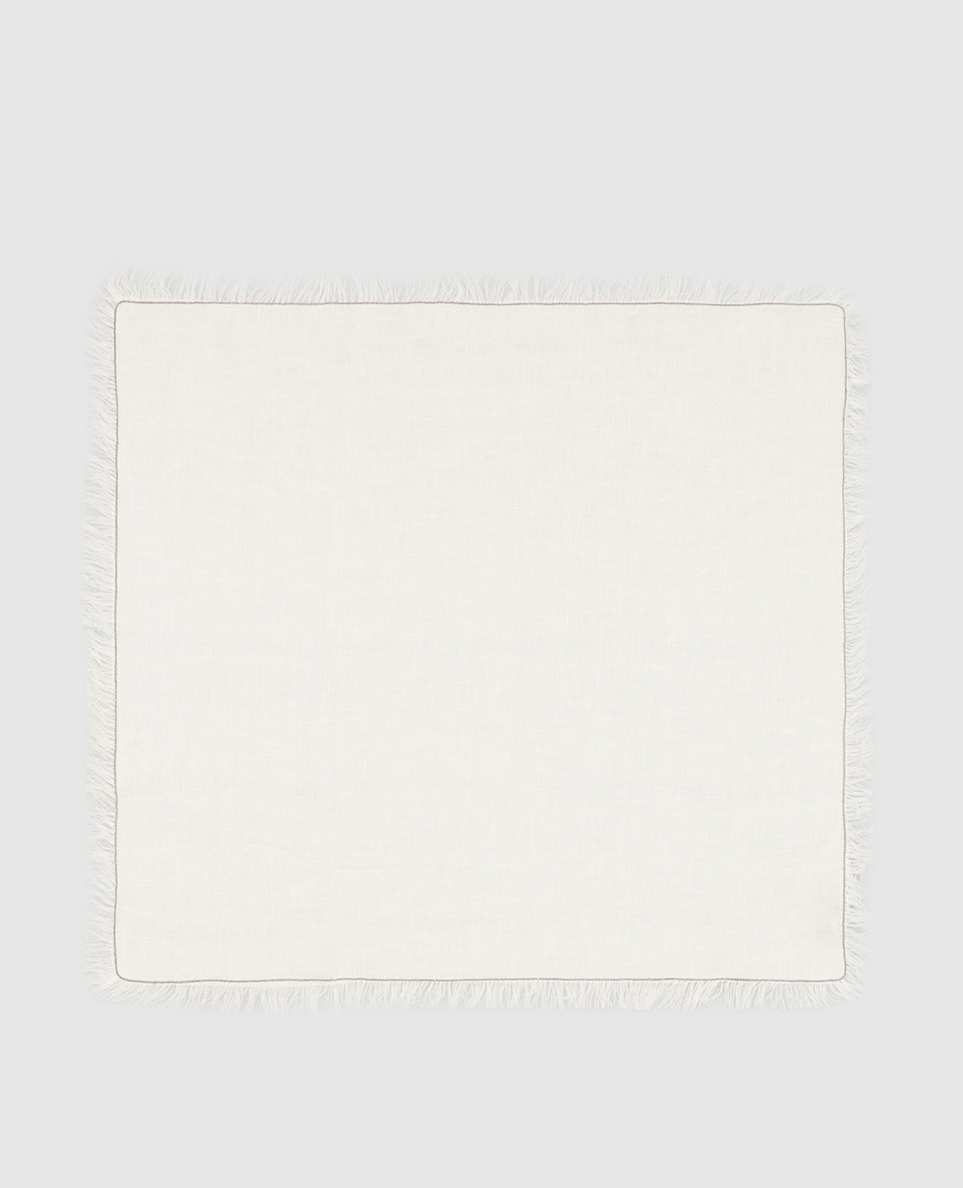 Set of linen serving napkins
