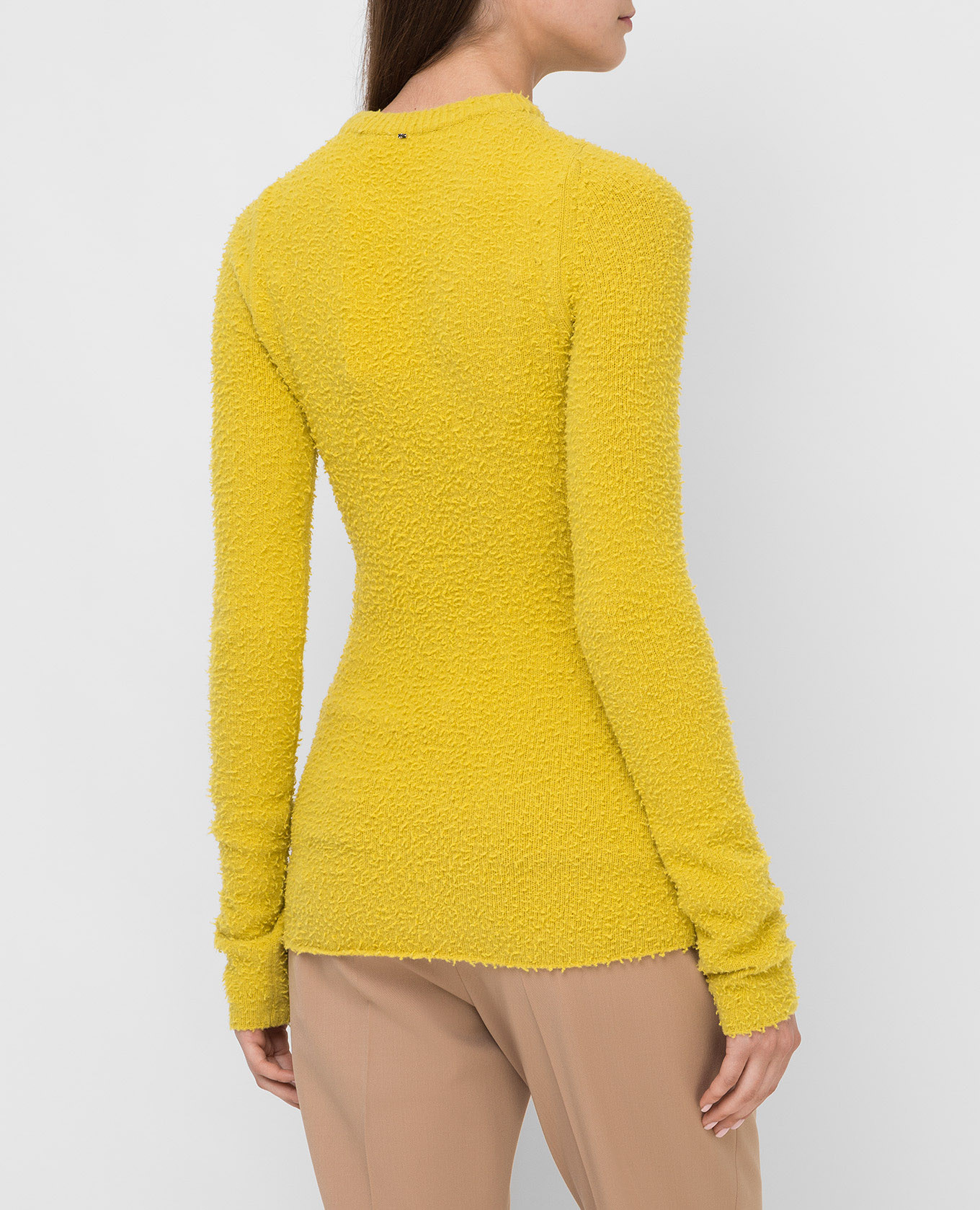 

Gange wool and angora jumper Max Mara Sportmax, Yellow