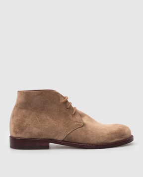 Stefano Ricci Baby Beige Suede Deserts YR59CG8015SD