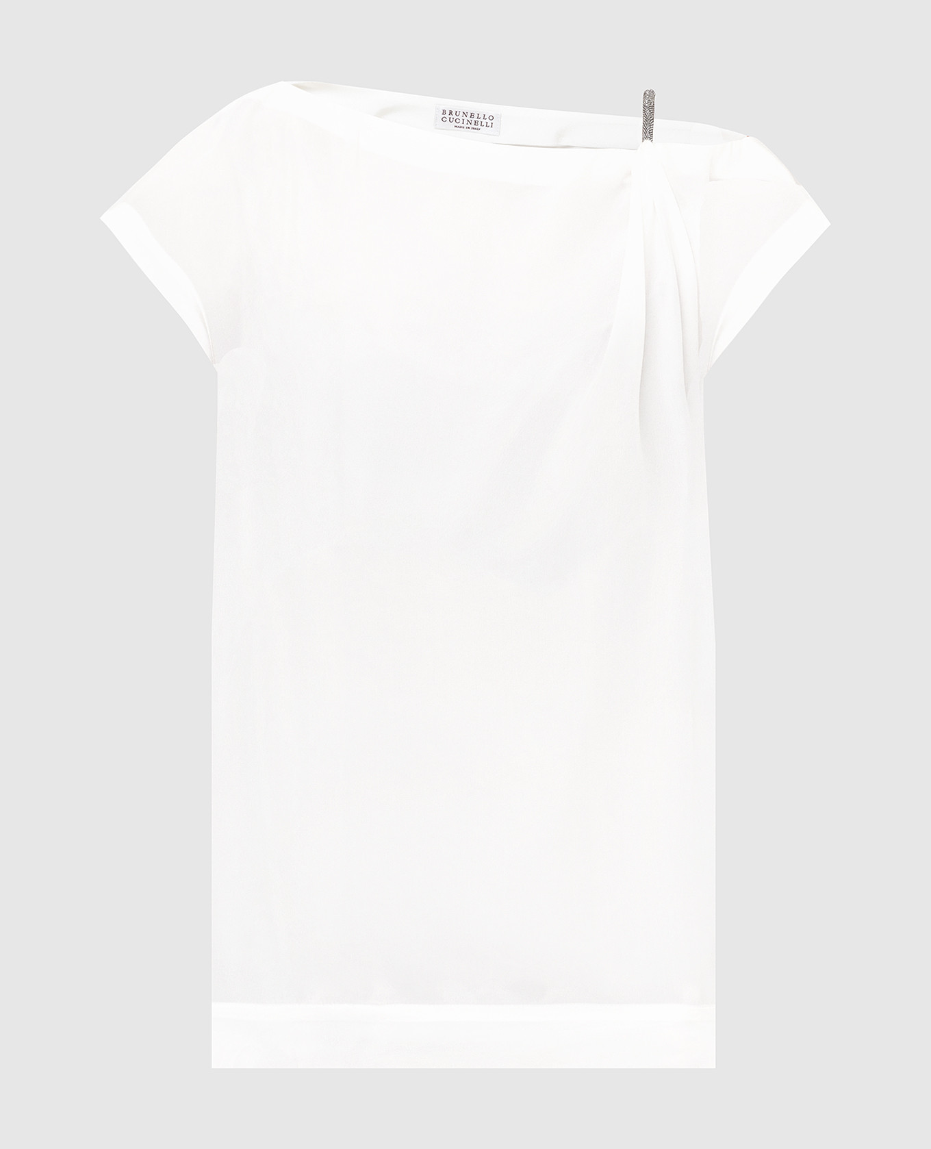 

White silk top Brunello Cucinelli