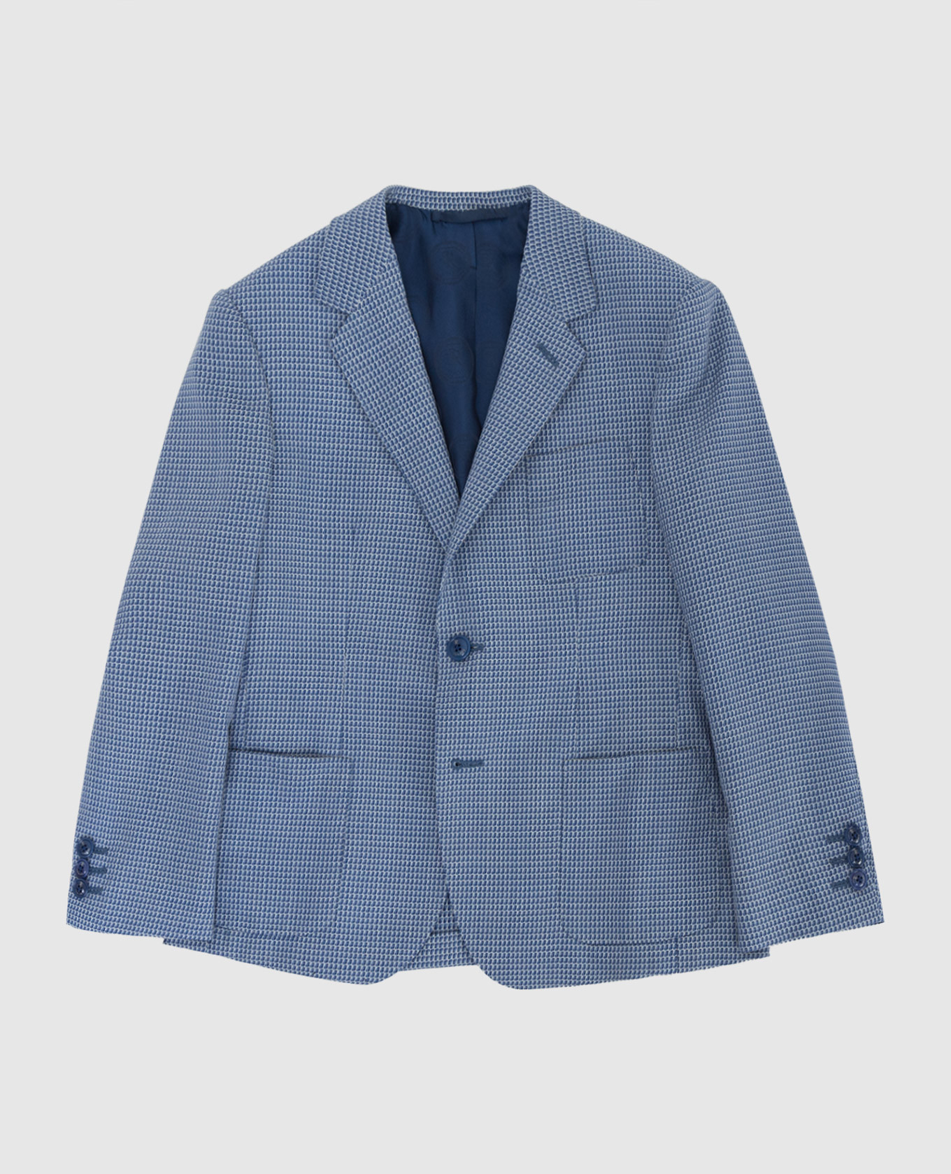 Children&#39;s patterned wool blazer Stefano Ricci
