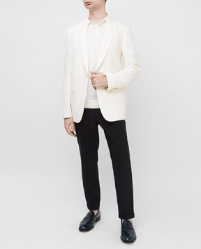 Saint Laurent Wool jacquard jacket 642386Y1C71