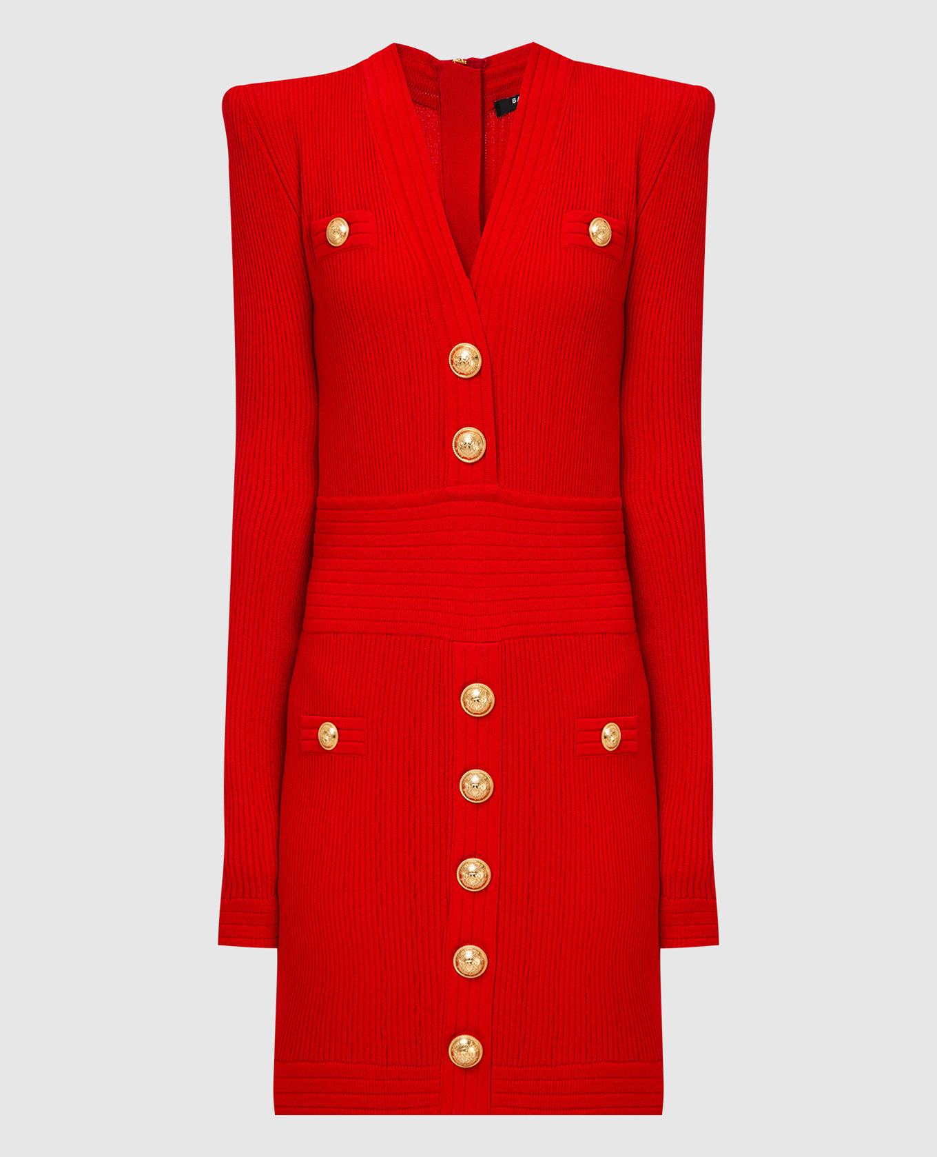 ワンピース BALMAIN Women Mid Skirts FF1R5112JC643KD Red Balmain - Red skirt YF1LB375CB11 - shop with Czech Republic
