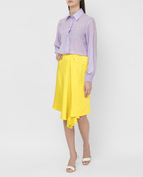 NINA RICCI Yellow skirt 21PCJU002VI0480