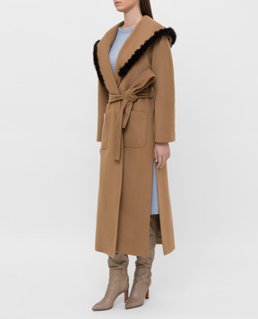 Heresis Beige coat M33130VIA50