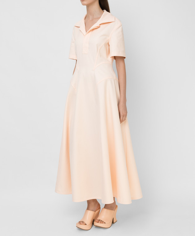 white christmas dresses Gilli Women's Peach Please Sleeveless Floral Midi Dress in Cream