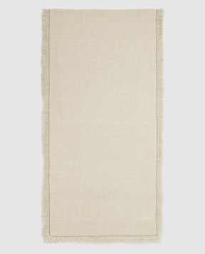 Brunello Cucinelli Linen serving napkin MLAR90T005
