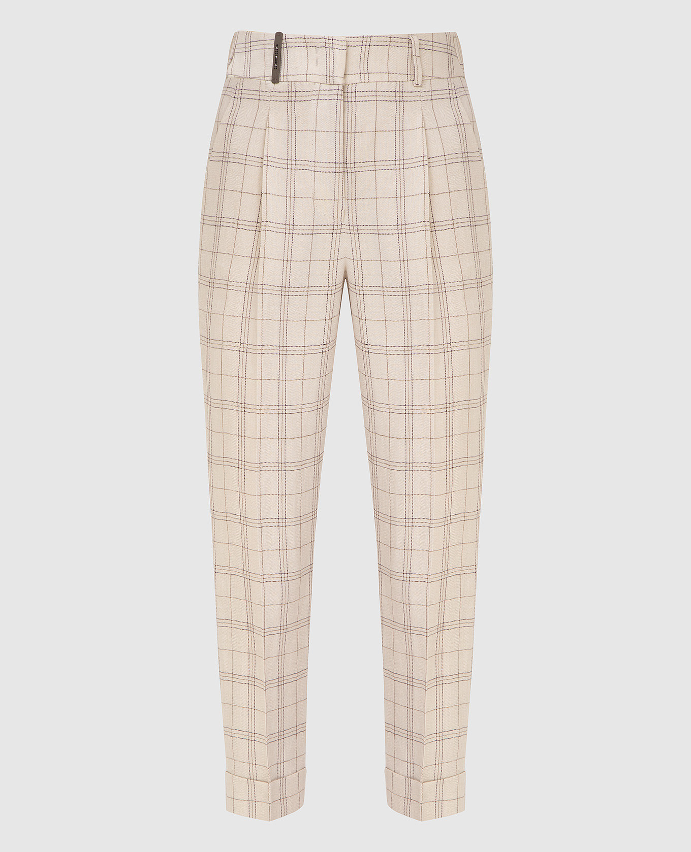 

Light beige linen trousers Peserico