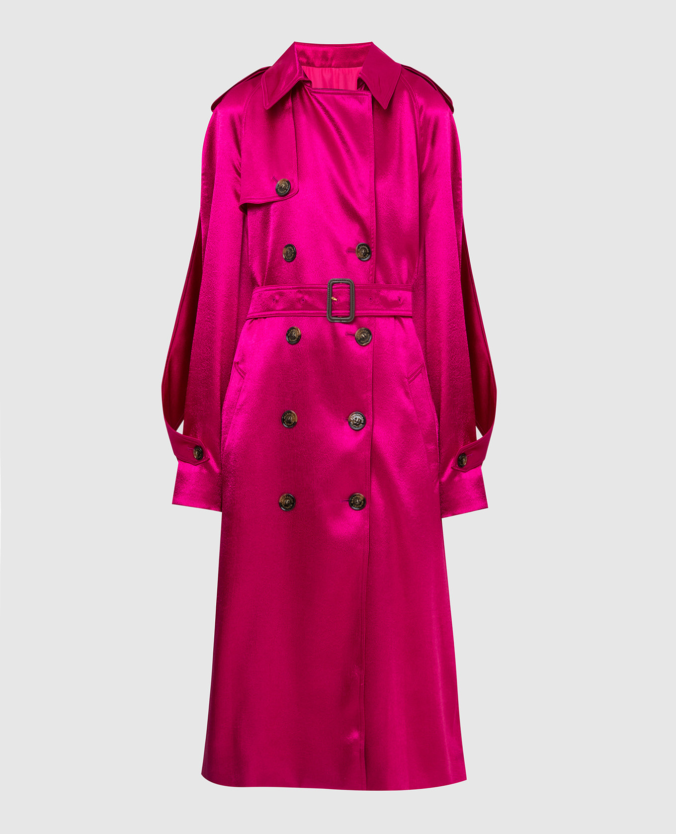 

Fuchsia double-breasted trench coat ALEXANDRE VAUTHIER, Pink