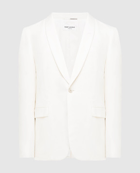 Saint Laurent Wool jacquard jacket 642386Y1C71