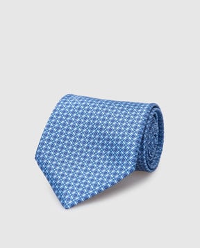 Stefano Ricci Blue patterned silk tie CH43027