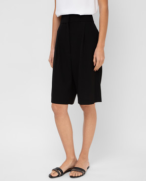 Fabiana Filippi Black Bermuda shorts PAD271W344