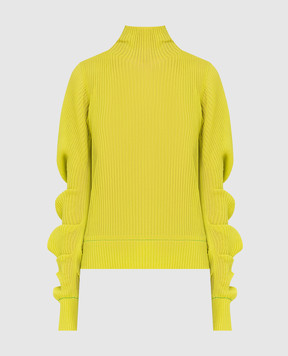 Bottega Veneta Silk jumper with curly sleeves 664118V0ZF0