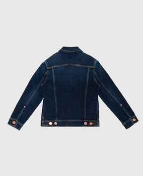 Stefano Ricci Children's dark blue denim jacket YSJ64020101612