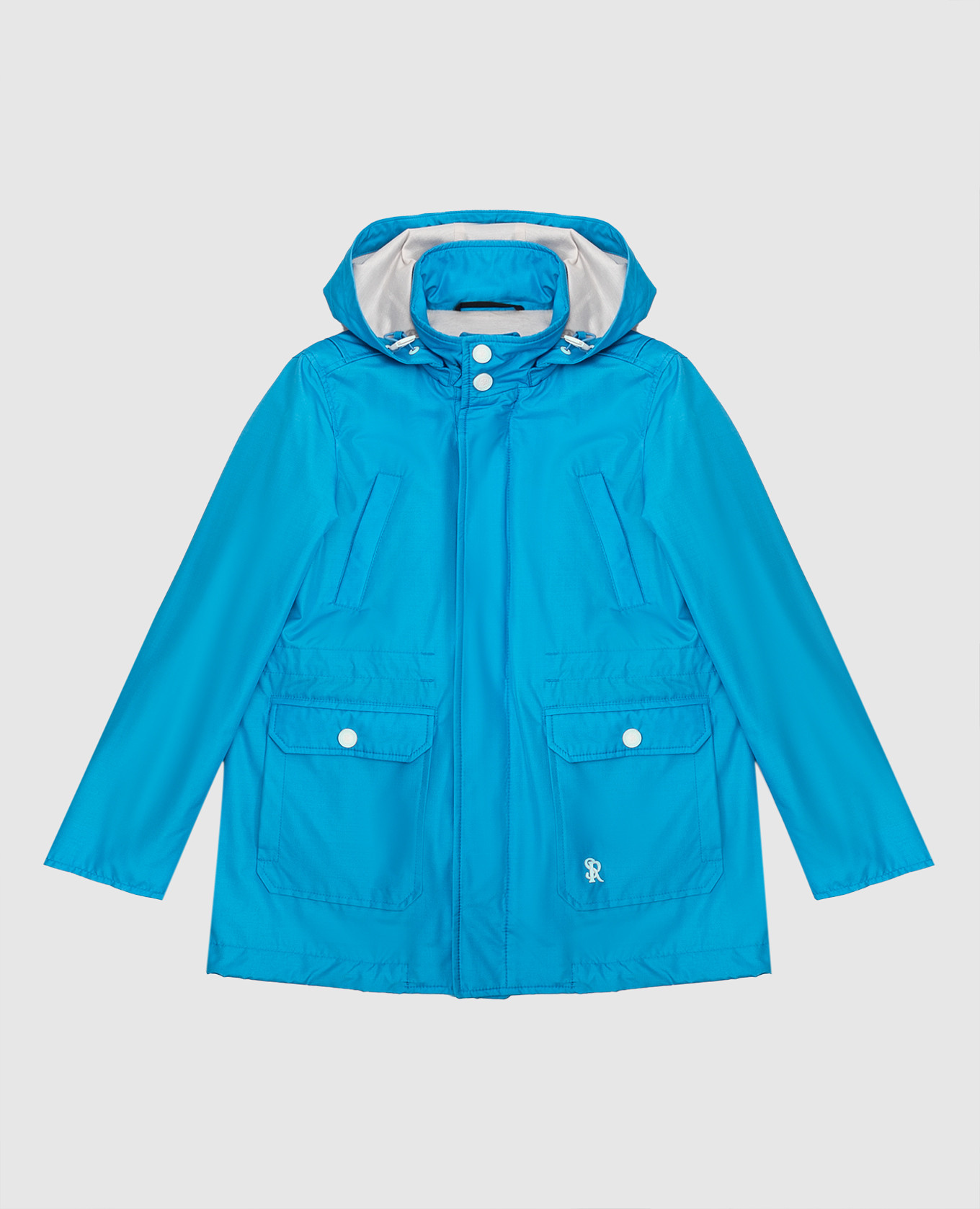 Children's blue silk jacket stefano ricci