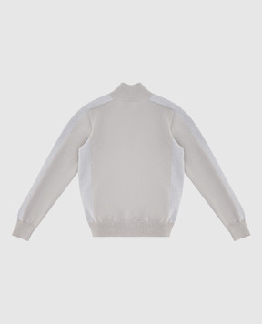 Stefano Ricci Baby cardigan in cashmere, wool and silk YAK6S08R31F6SA07