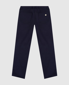 Stefano Ricci Children's dark blue trousers YUT7400070GF0004