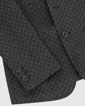 Stefano Ricci Children's patterned wool blazer Y1RSGD3300W805